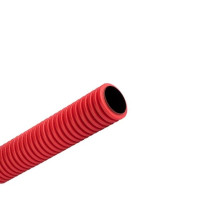 Corrugated tube with double walls R 450N, D40, HF, UV-stabilized, with wire (50m) Extro SUB