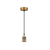 Suspensie JH-145 D5xH7cm, E27/1, Metal+ PVC Wire, Black LuminaLED