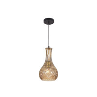 Lustra 1*E27 antic + chihlimbar 51930-1P LuminaLed