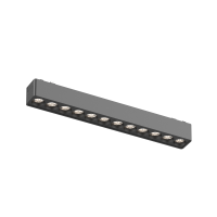 Corp de illum sina magn Ultra Thin 12w 48v 4000K NEGRU LuminaLED 