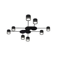 Chandelier 8*GX53 85x80 cm black LUMINALED
