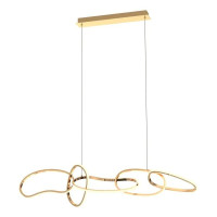 LED Chandelier MD7361-5A-EGT CHOLET 56W 3000K gold ZUMALINE