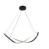 LED Chandelier 19600P-BK ERDA 45W 3000-6000K black ZUMALINE