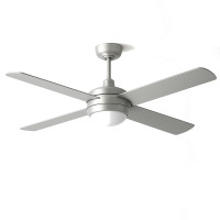 Lustră cu ventilator V-TAC, 60W, 2xE27, 220 rot/min, D132×46 cm, 4 pale, cu telecomandă