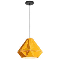JH-33-A chandelier D32xH22 cm, 1xE27, metal, yellow, LuminaLED