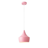 Pendant Lamp JH-115 16x22 cm, E27/1, aluminum, pink, LuminaLED