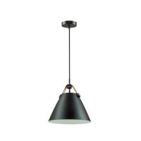 JH-407 chandelier 27x30 cm, 1xE27, aluminum, black, LuminaLED