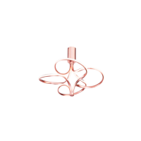 Lustra LED FS-047-X4A,800x800x680, 116W,3000K,Oxid Rose Gold LuminaLED