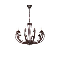 Lustra V3295-7/10xE14 Max 40W 198x100x100 cm Bronz LuminaLED