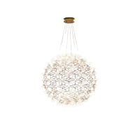 LED Pendant Light JH-809-60 72/36W 60 cm + 1.8 m Suspension Silver