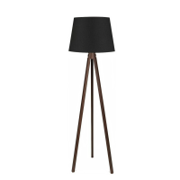 Lampadar LUNA 1xE27 Black LuminaLED