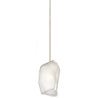 JH-798 chandelier D15x25 cm, 1xE4, glass, smoke, LuminaLED