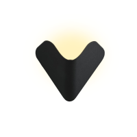 Aplica LED SG-6051 IP20 170x200x90mm 5W 3000K negru  LuminaLED