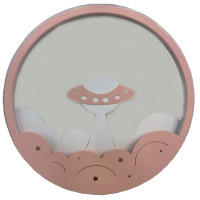 LED Ceiling Light SG-348 Powder Ship, D500x60 mm, 45W, 3 colors, LuminaLED