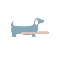 Aplica LED DOG 5W 4000K fara intrerup. blue CANDELLUX