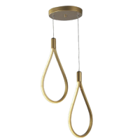 LED Chandelier TREND 2x24W, 4000K, antique Begusa