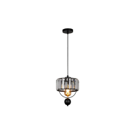 Lustra GALON 1xE27 Max 60W Black LuminaLED