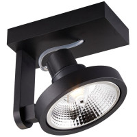 Wall Lamp MASTER ACGU10-181, 1xGU10, max 15W, black, ZUMALINE