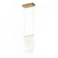 Lustra LED JH-940 D23,5xH35 cm, 6W, aluminiu + acril, transparent, LuminaLED