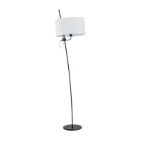Lampadar LEO 1xE27 max 60W black+white ALFA