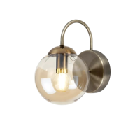 Aplica JH-797-LB L22,5xD15cm, G9x1, sticlă, chihlimbar, LuminaLED