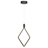 Lustra LED URAS 1x24W, 4000K, Negru, Begusa