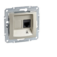 Priză RJ45 Cat 5e UTP, titan, Sedna, Schneider Electric