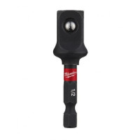 Adapter 1/4" Hex - 1/2" Square, 50 mm, Milwaukee 4932478803