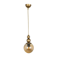Chandelier SONSUZ 1xE27 Max 60W honey + gold Begusa