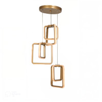 LED Ceiling Chandelier FERAH 3x24W 4000K Antique Begusa