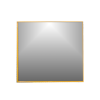 Mirror SOLO SL-100-G, 1000x800 mm, gold, ROKO