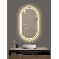 Oglinda baie Led 50*90cm auriu