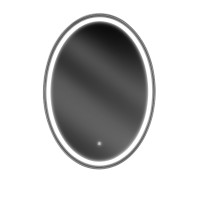 Oglinda baie Led 60*80cm oval auriu