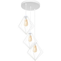 Chandelier LINA 3xE27 Max 60W White Begusa