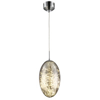Lampă JH-673 LED Gri Fum D20x30 cm