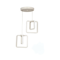 Lustră LED FERAH 2x24W 4000K alb Begusa