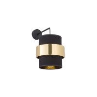 Aplica CALISTO 1xE27 Max 15W, negru + auriu, TK-LIGHT