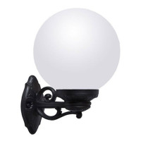 G250 E27 opal light + black BISSO base set, Fumagalli