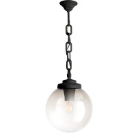 G250 E27 transparent light + black SICHEM post set, Fumagalli