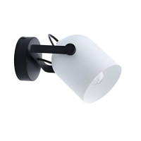 Aplica SPECTRA 1xE27 Max 60W, alb-negru, TK-LIGHT