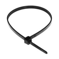 Cable ties 3×60 mm, 2.5 mm, black, 1000 pcs., LuminaLED