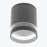 Corp de iluminare alum.RIVEN 102X120mm IP54 max 35W rotund grafit GTV442