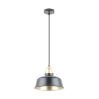 Chandelier A8063-BK MENSA 1xE27 max 60W black+gold ZUMALINE