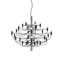 Chandelier JH-833, D88x70cm, E14x30, metal, chrome, LuminaLED