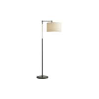 Floor lamp HILDE 1xE27 white + gold EMIBIG