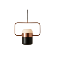 Pendant light LED JH-601 Ø18 cm, 5W, rose gold + black