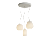Lustră ORIGAMI, 3xE27, sticlă mată, Ideal Lux