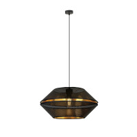 Pendant light MALIA 1xE27 black + gold EMIBIG