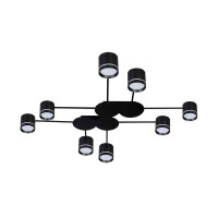 Chandelier 8*GX53 85x80 cm black LUMINALED