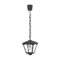 Set ROBY E27 transp. + SICAR negru Fumagalli
